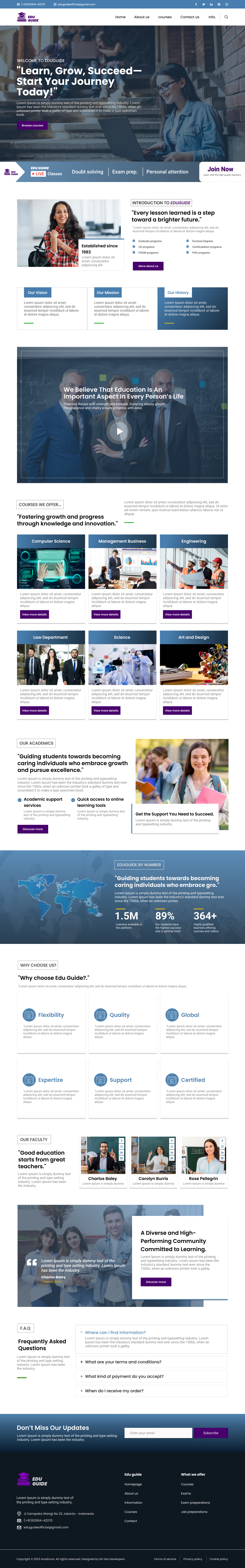 EduStream Learning LMS Portal Development